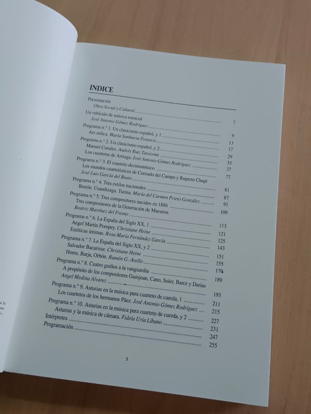 Libro musicale per quartetto d'archi