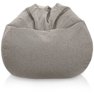 Puff pera redondo beige - Puf infantil salon XXL