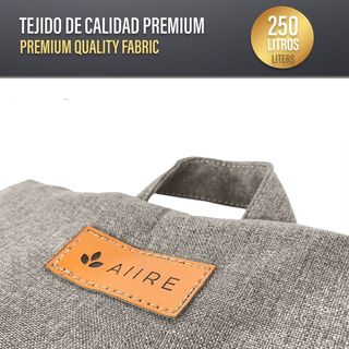 Puff pera redondo beige - Puf infantil salon XXL