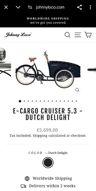 Johnny Loco Ebike Bakfiets