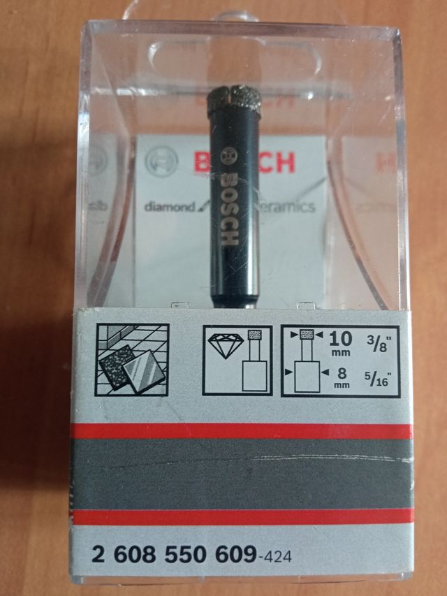 Broca diamante hardceram BOSCH 10mm