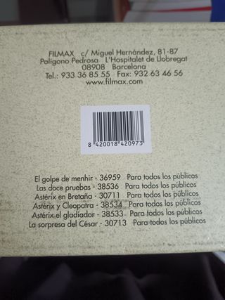 Colección Videos Astérix y Obélix VHS