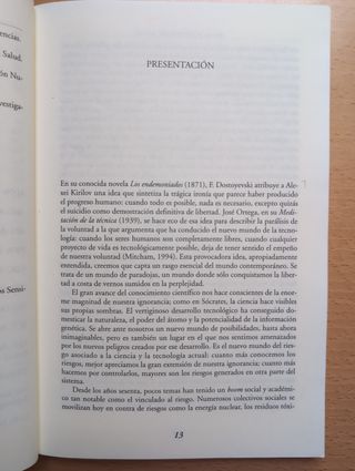 Ciencia y política del riesgo