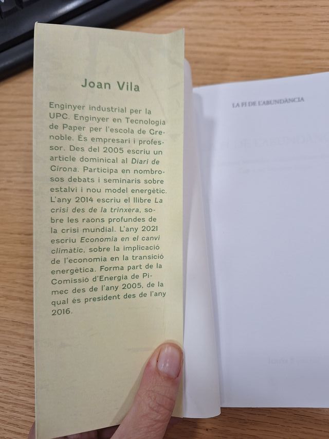 La fi de l'abundància: Creixement sostenible o dec