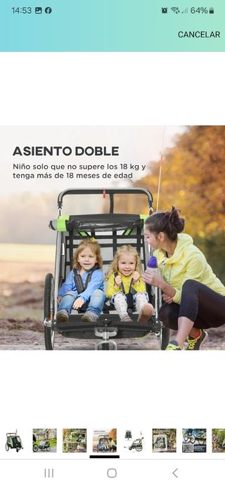 Remolque de Bicicleta 