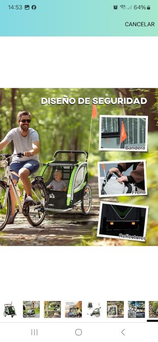 Remolque de Bicicleta 