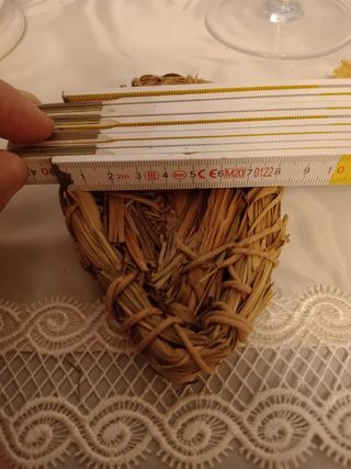 Gesù bambino con culla paglia