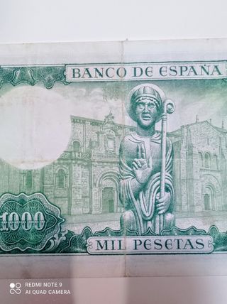 🔖2 Billetes 1000 pesetas correlativos 1965