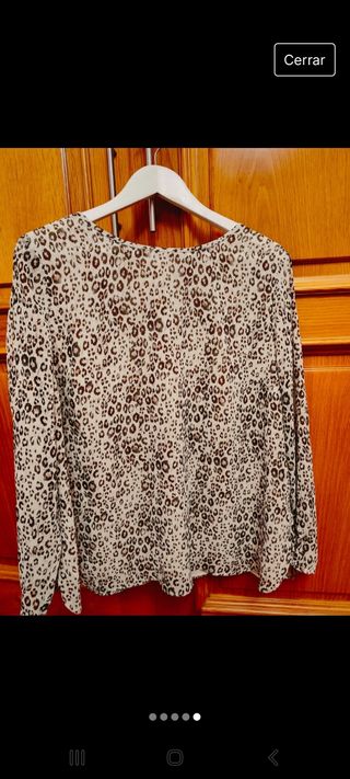 Blusa mango animal print