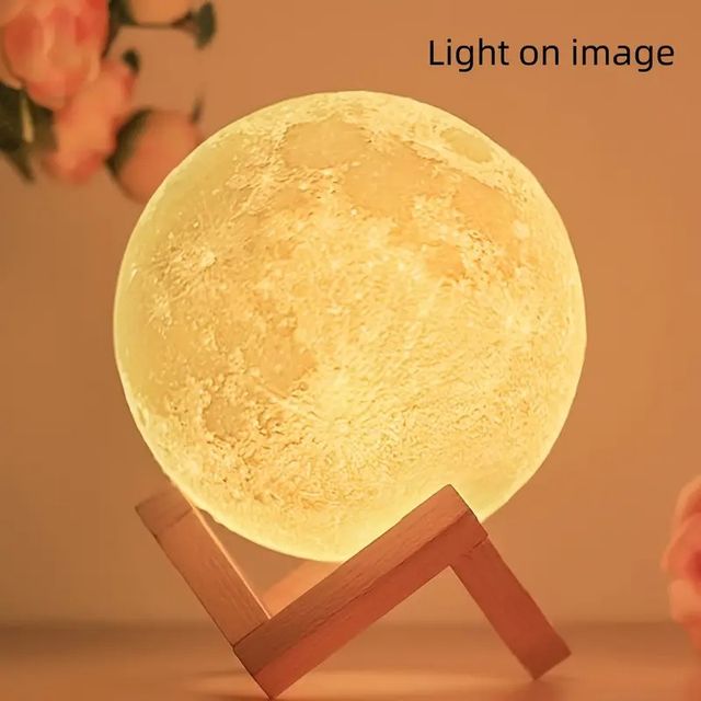 Lampara Luz Nocturna Niños Luna Pequeña