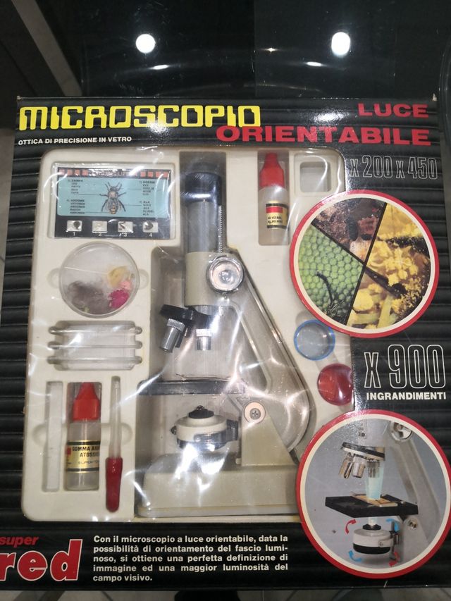 MICROSCOPIO VINTAGE ANNI 80 90
