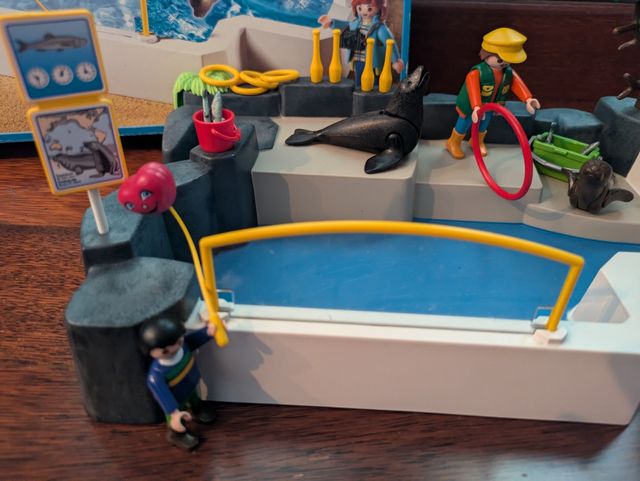 Espectáculo de focas Playmobil