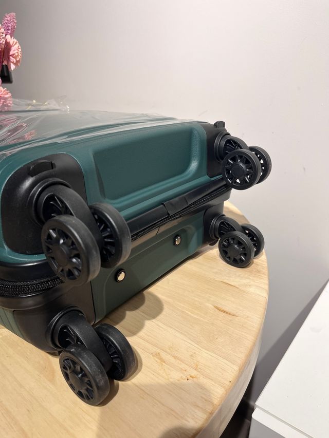 Maleta de Cabina Pequeña Verde Oscuro