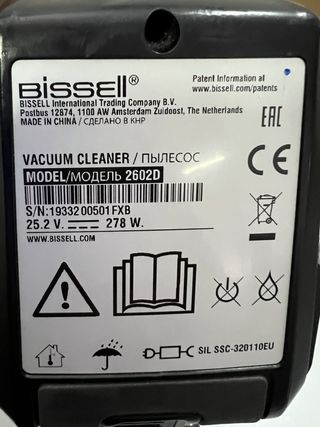 BISSELL Aspiradora inalámbrica 2602D Icon Pet