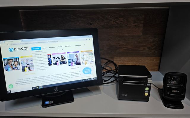 Kit TPV HP originales, para comercio o hostelería 