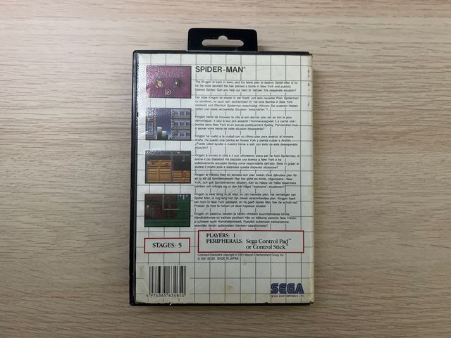 Spider-Man Sega Master System