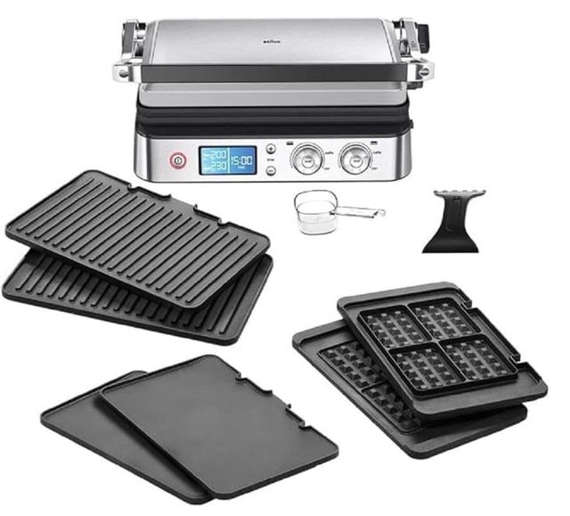 Braun MultiGrill 9 CG9047 - Barbacoa de contacto