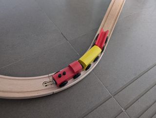 Tren de madera infantil