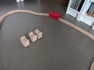 Tren de madera infantil