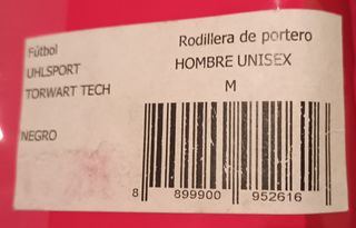 Rodillera portero fútbol M Uhlsport