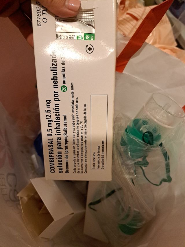 Nebulizador y mascaras