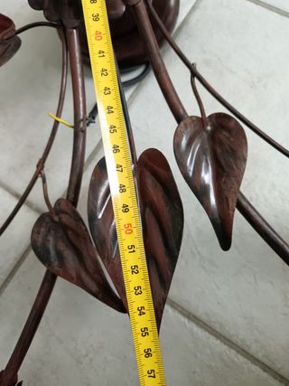 Lampadario rustico in ferro vintage