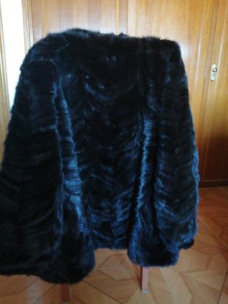Abrigo piel 3/4 mujer