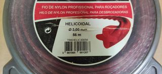 Fio nylon helicoidal (fio torcido) para roçadora