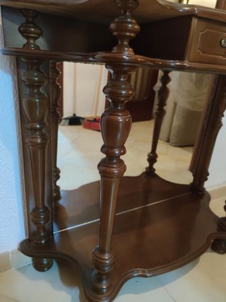 Mueble entradita/recibidor con espejo