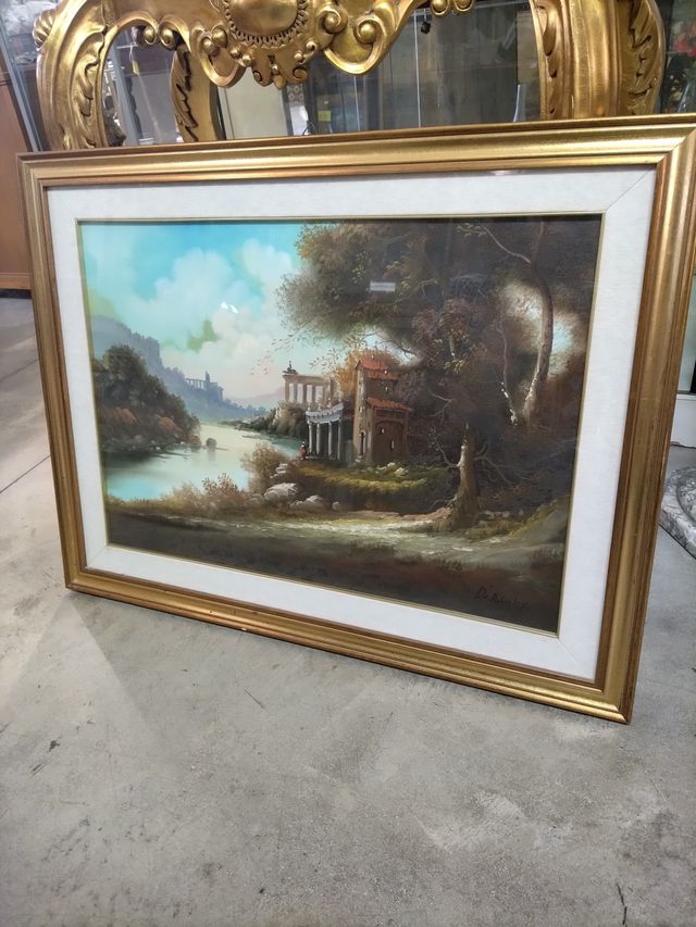 QUADRO "PAESAGGIO SU FIUME"