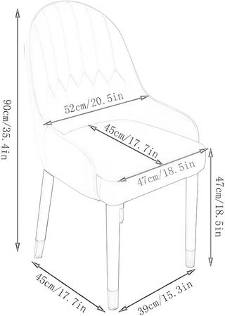 Silla de Polipiel para comedor o restaurante