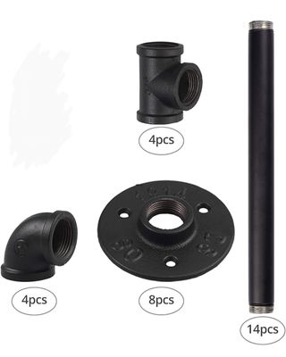 Scaffale Industrial Tubi Idraulici Ghisa