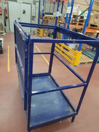 CHOLLO.!!! Jaula sube personas para apilador.