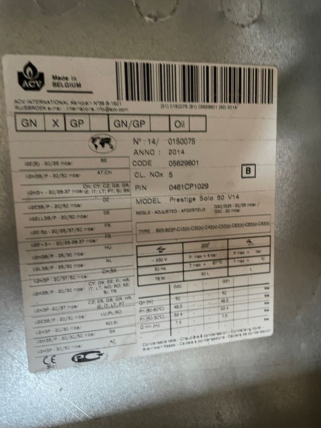 CALDERA CONDENSACIÓN PRESTIGE 50