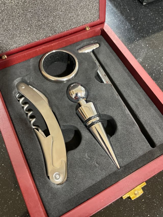 JUEGO DE SACACORCHOS VINO