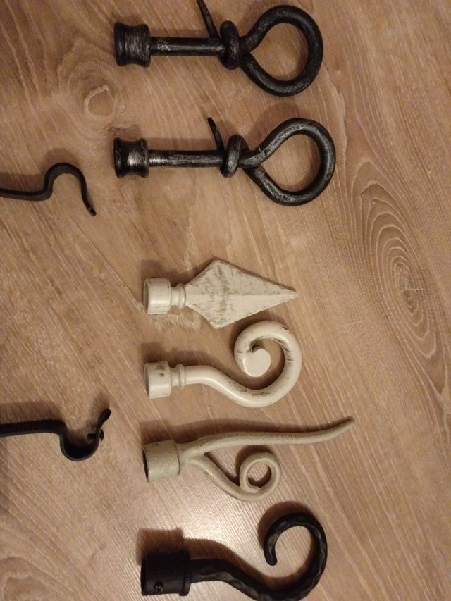 Remates de barra cortina