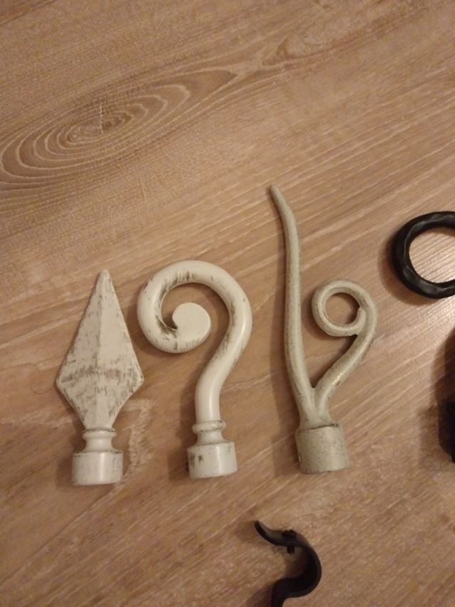 Remates de barra cortina