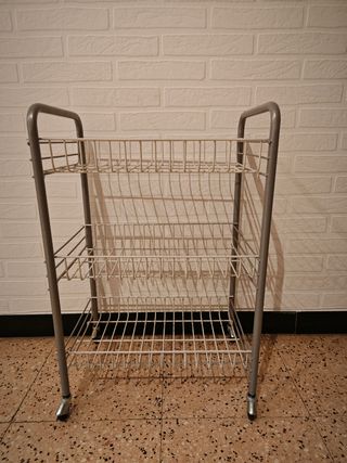 Carrito multiusos/estantería mòbil 3 niveles