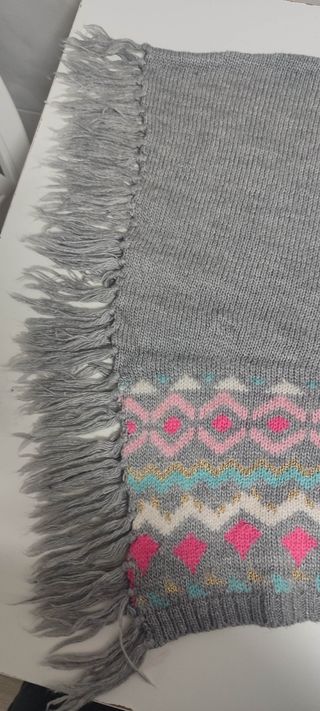 Poncho Brotes Niña T16