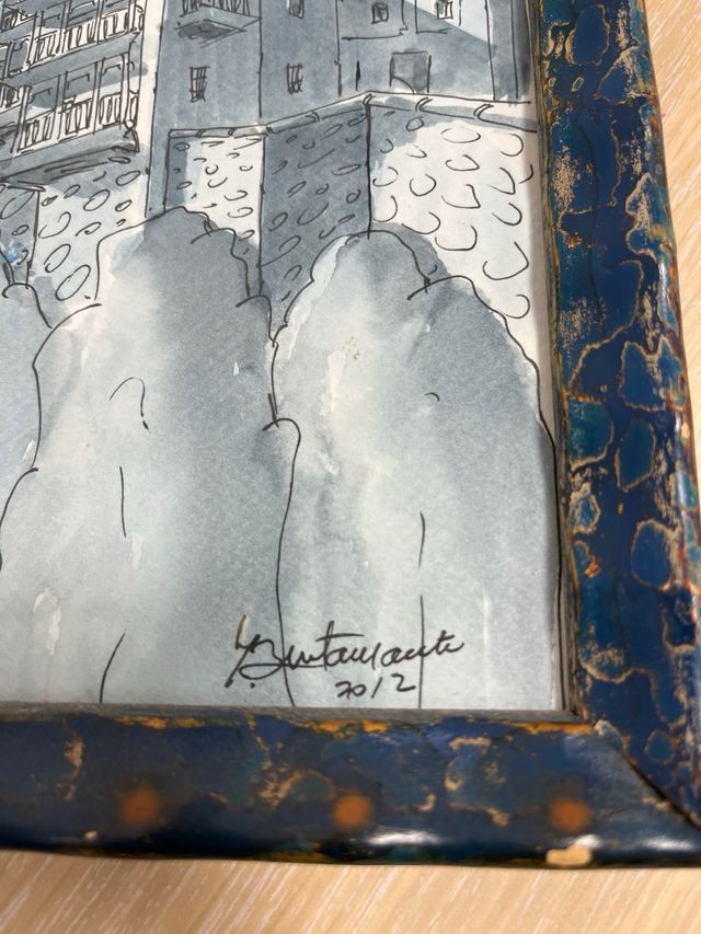 Quadro autografato. Cuenca