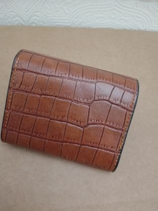 Cartera mujer D efecto cuero marron