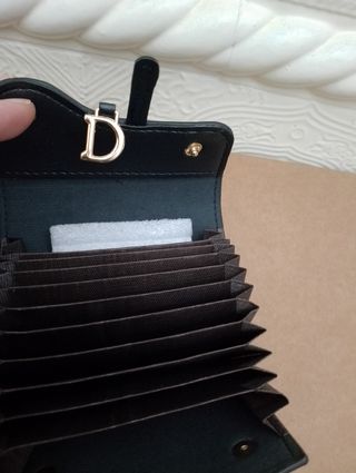 Cartera mujer D efecto cuero marron