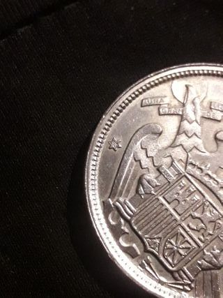 Moneda 50 pesetas 1957 estrella 58