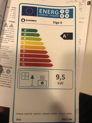 Estufa de PELLETS ECOFOREST VIGO II