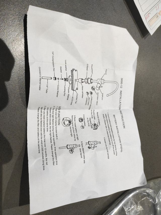 Grifo para agua osmosis