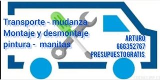 Transporte, mudanza y montaje