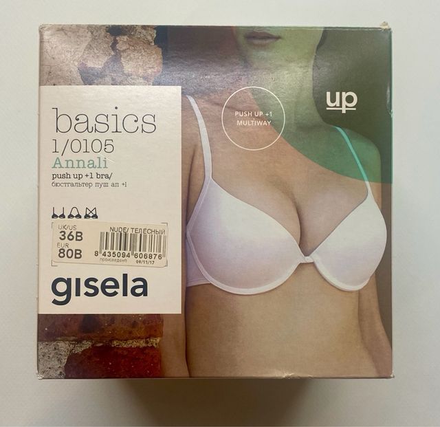 Sujetador GISELA PUSH UP 95 B MULTIPOSICIONES
