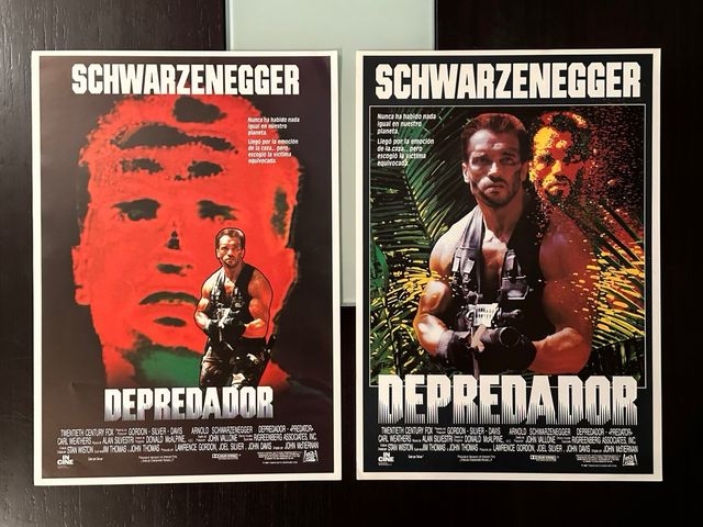 programas de mano cine Depredador (1987)