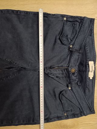 Pantalón vaquero elástico mujer