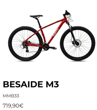 BICICLETA MONTY M3 29"ALUMINIO. DISC